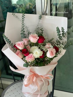 ช่อดอกไม้ ช่อดอกกุหลาบ