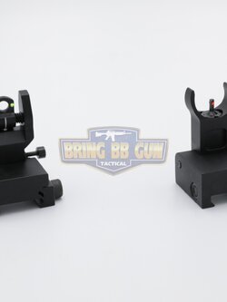 ศูนย์หน้า-หลังพับได้แบบโลหะ รุ่น ศูนย์เล็งเรืองแสง