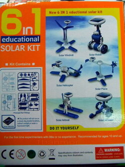 ชุด KIT ROBOT solar cell 6-in-1