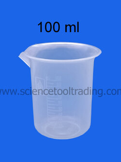 บีกเกอร์ พลาสติก 100 มล.