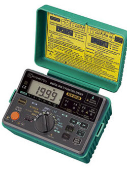 KYORITSU 6010B ความเป็นฉนวน 500/1000V, 20/200MΩ กระแสทดสอบที่กำหนด 1mA