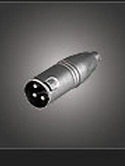 NTS YM-082 ปลั๊ก XLR ตัวผู้ 3 ขา - แจ๊ค RCA ตัวเมีย