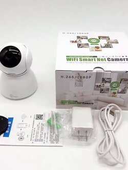 ขายกล้องวงจรปิด wifi ไร้สาย v380 pro คมชัดหมุนได้รอบทิศทาง