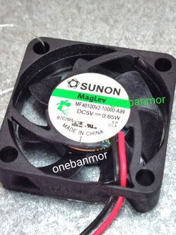 Sunon MF40100v2 พัดลมระบายความร้อนแบบ MAGLEV ขนาด 40x40x10mm 5v DC ของแท้ 100%