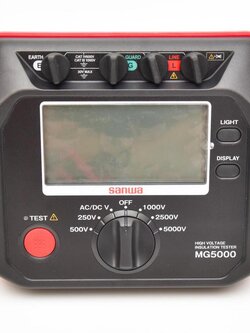 Sanwa MG5000 Insulation Testers/High voltage Digital type