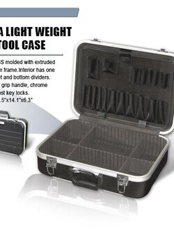 Goldtool GTK-902 กล่องเครื่องมือช่างคุณภาพ แข็งแรง มีช่องใส่หลายช่อง