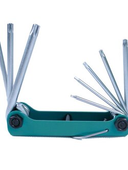 8PK-021L 8Pcs Folding Star Key Set (T9H,T10H,T15H,T20H,T25H, T27H,T30H,T40H)