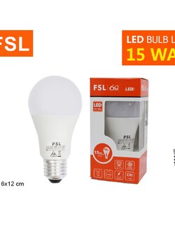 หลอดปิงปอง FSL-BLUB-15W แสงขาวและวอร์มไวท์