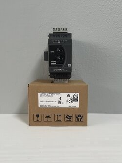 Delta PLC DVP08XP211R Extension 4I/4O (Relay)