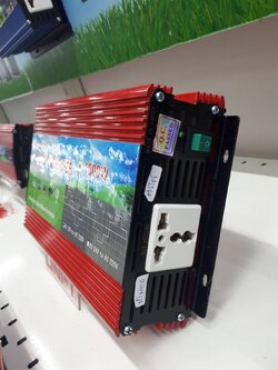 แปลงไฟรถเป็นไฟบ้าน 1000 วัตต์ w 24 โวลต์ V สีแดง