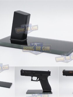 ขาตั้งปืนสั้น (ฐานกระจก) (Pistol Display Stand)