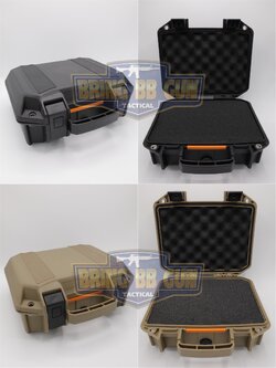 กล่องปืน B5 ขนาดภายนอก : 31*31*13.5cm. ขนาดภายใน : 28*19*8cm.