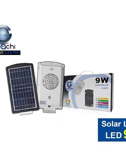 IWC-STR-SOLAR-9W โคมไฟถนนโซล่าเซลล์ แสงขาวและแสงวอร์มไวท์