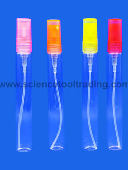 ขวดสเปรย์แก้ว 10 มล. ฝาคละสี (6ชิ้น)