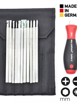 Wiha SoftFinish ชุดไขควง 12หัว พร้อมซอง รุ่น U100 T12