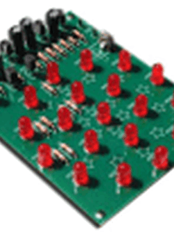 FUTUREKIT FK-172 ไฟกระพริบ 3 จังหวะ ดาวกระจาย LED 19 ดวง (ชุดคิทยังไม่ประกอบ)