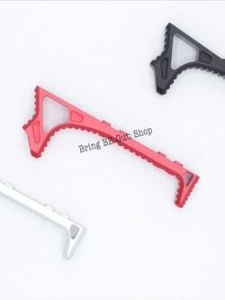 กริ๊ปมือหน้า ยี่ห้อ Castellan รุ่น Curve Foregrip CNC M-Lok (ใช้ได้กับชุดหน้าระบบราง M-Lock เท่านั้น)