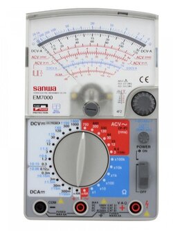 Sanwa EM7000 Analog Multitesters / FET Tester High sensitivity for measurement of lower capacitance
