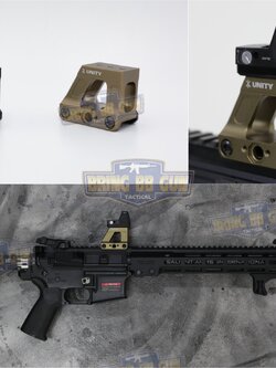 ขาจับดอท Unity FAST MRDS + เพลทติดดอท RMR (Unity FAST MRDS)