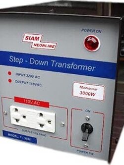 หม้อแปลงไฟ(STEP-DOWN) SIAMNEONLINE F-3000