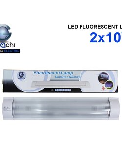 ชุดรางคู่ IWC-FRC-2x10W หน้าเรียบ เปลี่ยนหลอดได้