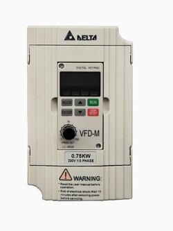 Delta Inverter Model : VFD004M21A 0.4kW 1Phase 220V