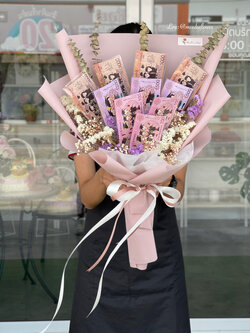 ช่อดอกไม้ธนบัตรรับปริญญา ช่อดอกไม้แบงค์รับปริญญา ช่อเงิน