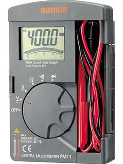 Sanwa PM11 Digital Multimeters Pocket Type Tough but compact DMM