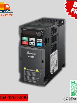 Delta Inverter MS300 VFD2A8MS21ANSAA 0.5HP 0.4kW Input 220V 1-Phase Output 220V 3-Phase