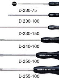 ไขควงปากแบน Hozan D-230-75