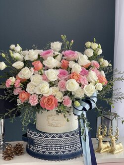 กระเช้าดอกไม้ กระเช้าดอกไม้แสดงความยินดี กระเช้าดอกไม้เยี่ยมไข้ กระเช้าดอกไม้วันเกิด