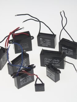 คาปาซิเตอร์ 1.8 uf 400v -450VAC สำหรับ พัดลม มอเตอร์ เครื่องซักผ้า และอื่นๆ