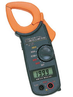 kyoritsu 2017 ปากคีบเป็นรูปหยดน้ำ จึงสะดวกกับการใช้งานในที่คับแคบหรือบริเวณที่มีสายไฟฟ้า มาก