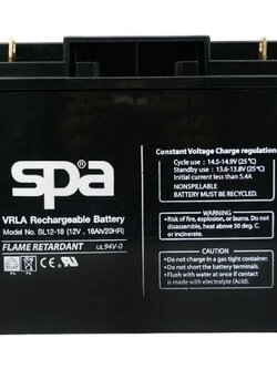 SLA Battery SL 12-18 SPA 12V 18AH แบตเตอรี่แห้ง ออกใบกำกับภาษีได้