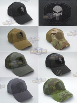 หมวกแก๊ป Punisher (หมวก Cap กะโหลก)