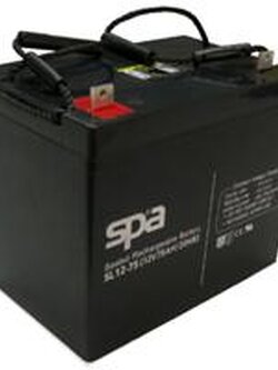 SPA แบตเตอรี่สำรองไฟ SL12-75 spa12V 75Ah onebanmor