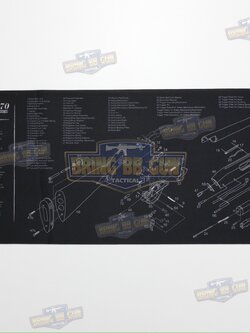 แผ่นยางรองอเนกประสงค์ ลาย Remington 870 แผ่นรองเม้าส์ (Mouse Pad)