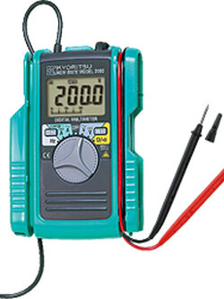 2 IN 1 Multimeter + Clamp meter ACA/DCA 60A Kyoritsu 2000
