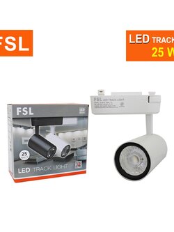 โคมแทรคไลท์ FSL-TRACK-LIGHT-25W แสงขาวและแสงวอร์มไวท์