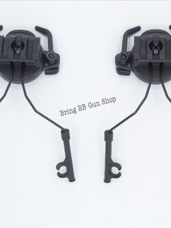 OX Horn Headset Bracket (อแดปเตอร์ขาจับหูฟังใส่รางข้างหมวกฟาส)