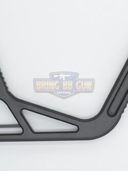 พานท้ายปืนแบบพับได้ ยี่ห้อ 5KU รุ่น Folding Visor Stock 1913 Interface (พานท้ายสำหรับหน้ากากกันแก๊สพิษ)