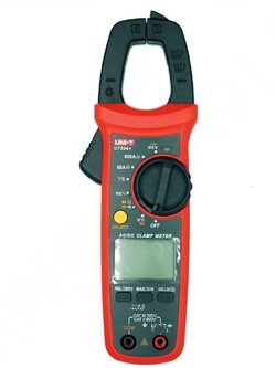 UNI-T UT204+ 600A/AC 600A/DC คลิปแอมป์ UNI-T UT204+ Mini Digital Clamp Meter มิเตอร์วัดไฟ