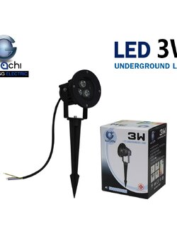 โคมไฟสนาม IWC-USER-GROUD-3W-LEG มีแสงขาวและวอร์มไวท์