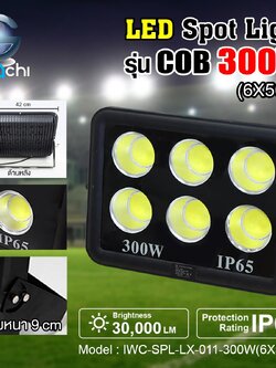 IWC-SPL-LX-011-300W(6X50W)-WH สปอร์ตไลท์ รุ่น COB