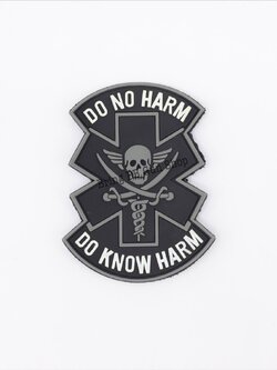 Patches (ด้านหลังมีตีนตุ๊กแก) ลาย DO NO HARM