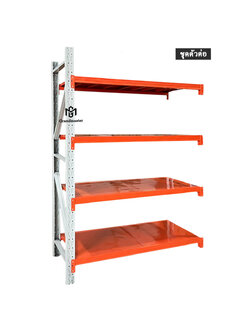 ชุดตัวต่อ W150xD60xH200cm. (สีทูโทน ขาว(อมเทา-)ส้ม)