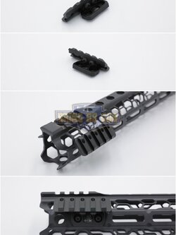 รางเฉียง Thorntail 2 ระบบ M-Lok/Keymod (รางเฉียง 45 องศา) (Thorntail 2 1913 M-Lok/Keymod offset Light Mount) (Offset Light/Optic Mount)