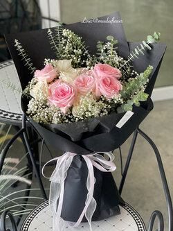 ช่อดอกไม้ ช่อดอกกุหลาบ