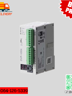 Delta PLC DVP10SX11R Input 4DI,2AI / Output 2DI,2AO 24V (Relay)