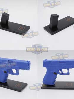 ขาตั้งปืนสั้น Glock (งานไม้)